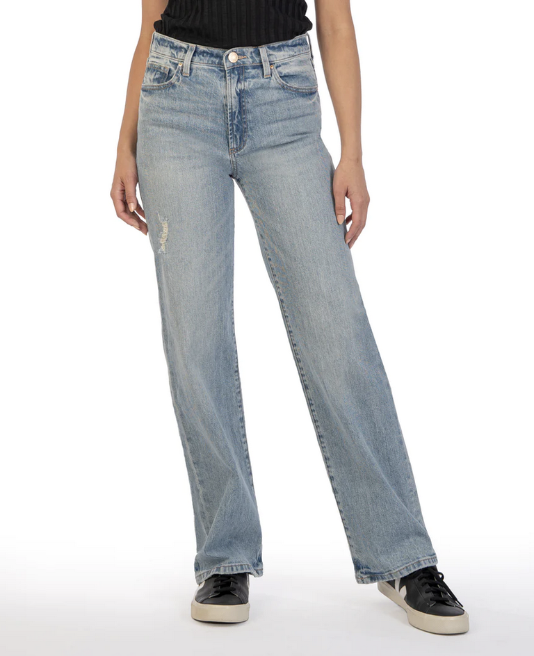 KUT MILLER HIGH RISE WIDE LEG JEAN