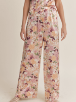 SADIE&SAGE RUSTIC CABIN WIDE LEG PYJAMA PANTS