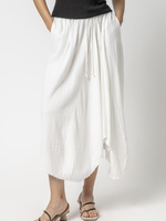 GAUZE WATERFALL SKIRT