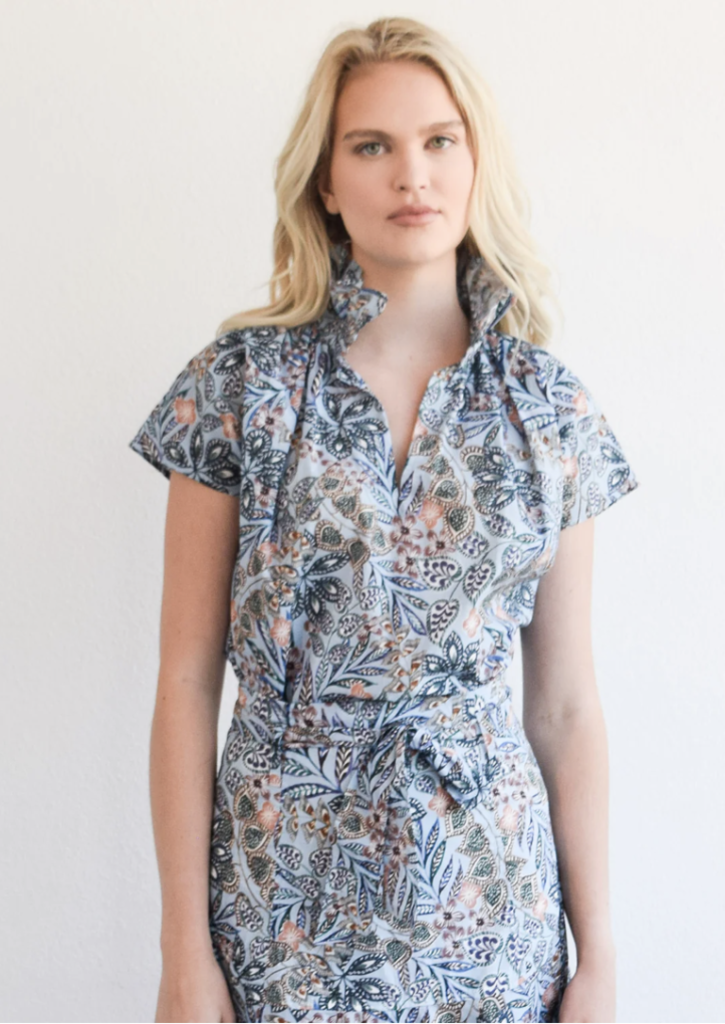NEVER A WALLFLOWER VICKI SHORT SLEEVE TOP