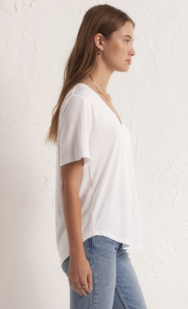 Z SUPPLY SAMMIE V-NECK TEE