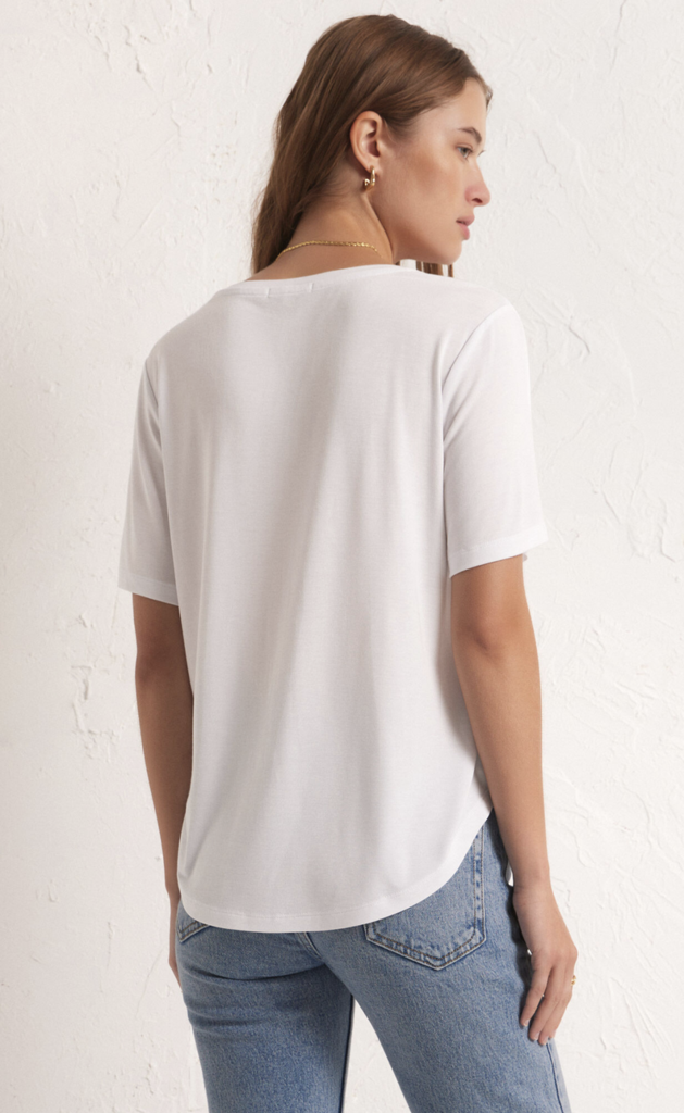 Z SUPPLY SAMMIE V-NECK TEE