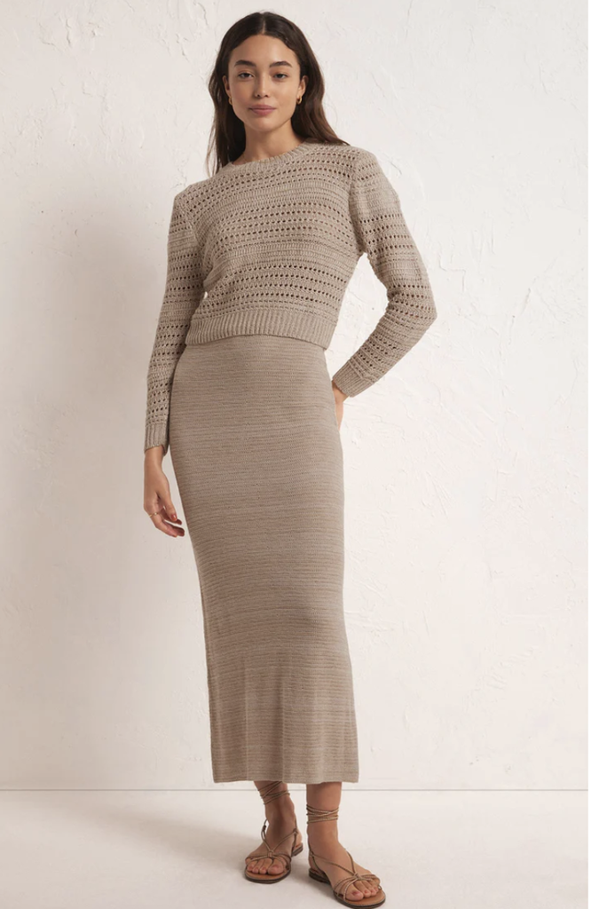Z SUPPLY MONTALVO CREW NECK SWEATER