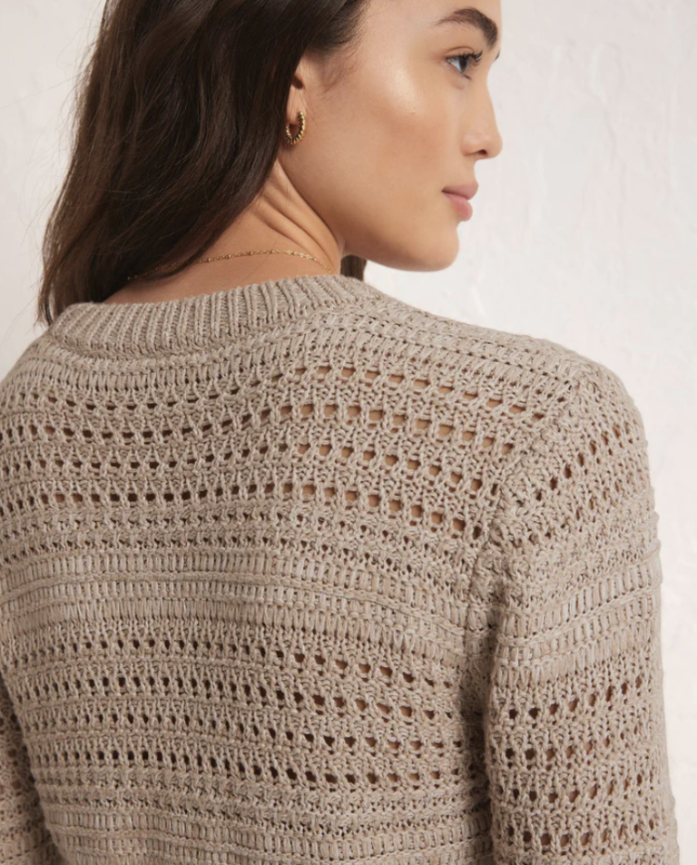 Z SUPPLY MONTALVO CREW NECK SWEATER