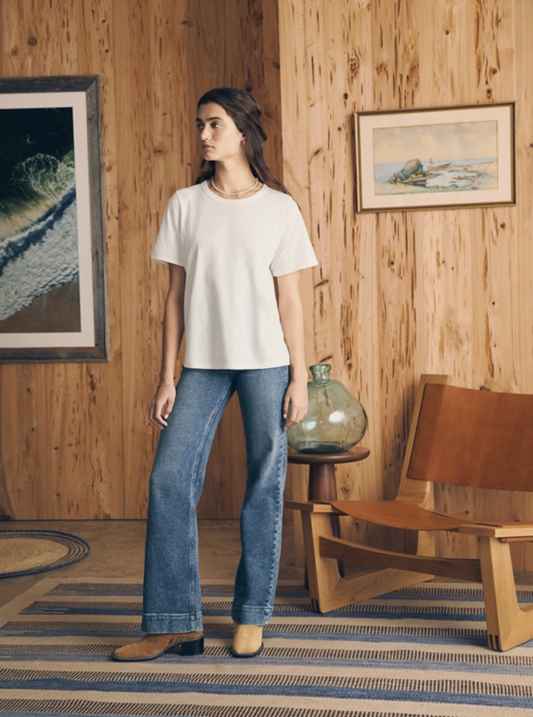 FAHERTY SUNWASHED CREW TEE