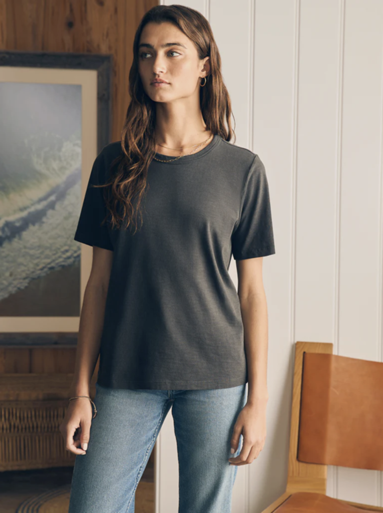 FAHERTY SUNWASHED CREW TEE