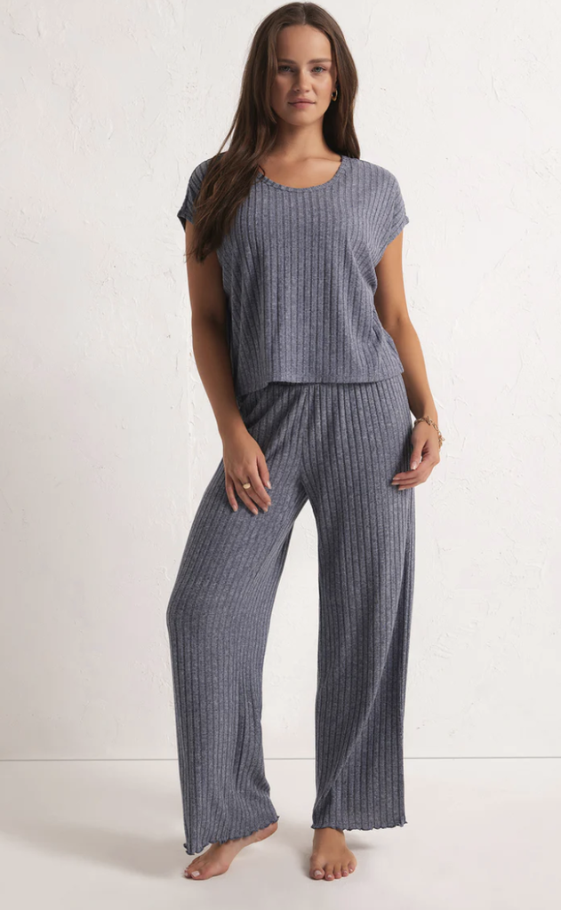 Z SUPPLY LOUNGE SHORELINE RIB TOP