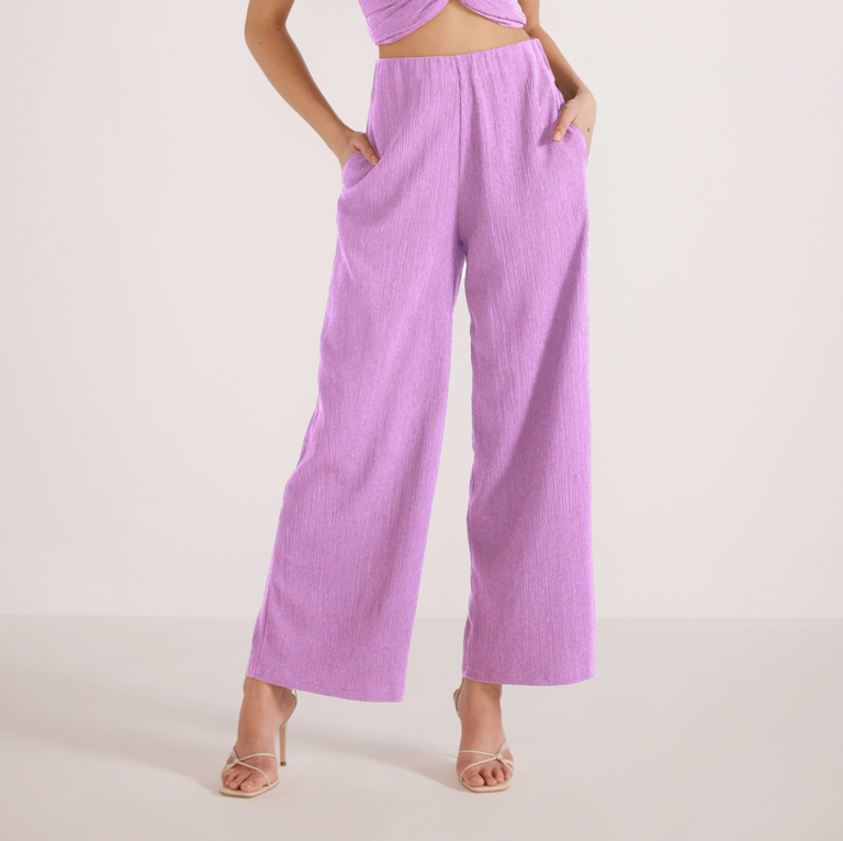MINKPINK UNITY RING TEXTURED PANTS