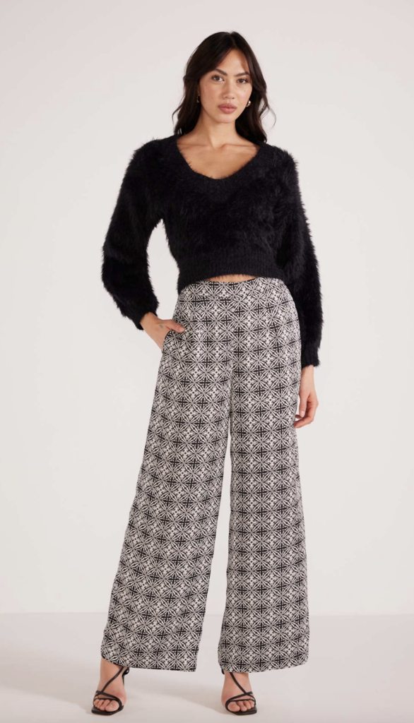 MINKPINK DELPHINE WIDE LEG PANTS