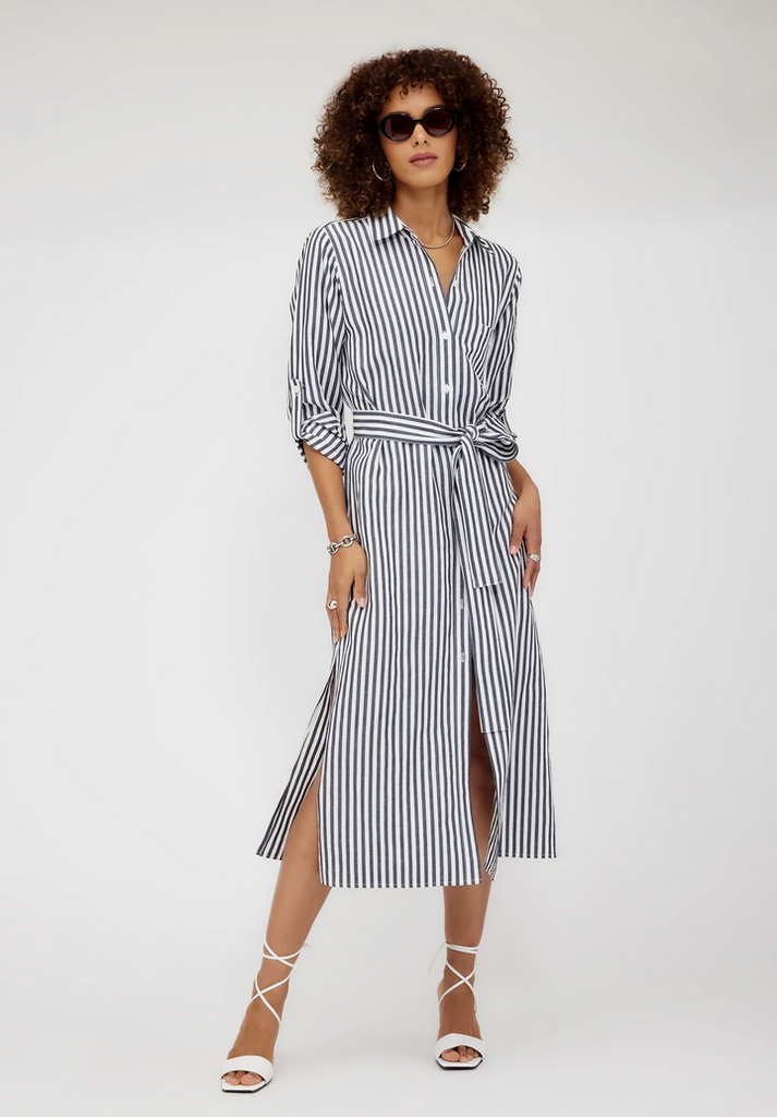 FIFTEEN TWENTY STRIPE SHIRTDRESS