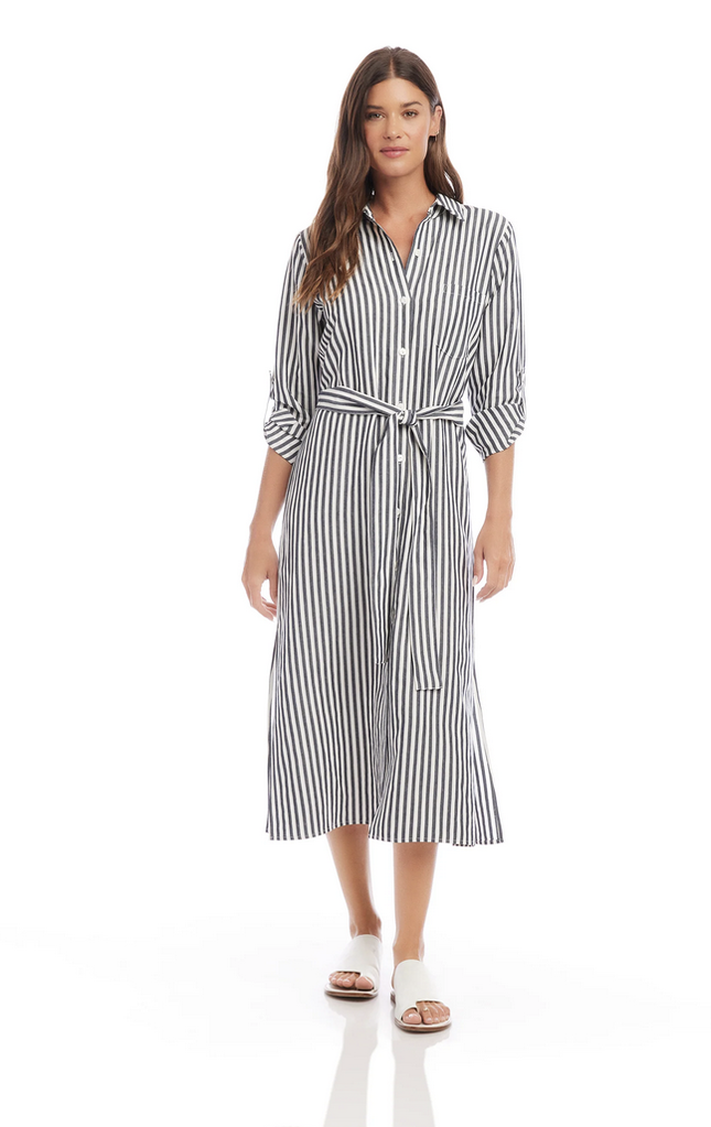 FIFTEEN TWENTY STRIPE SHIRTDRESS