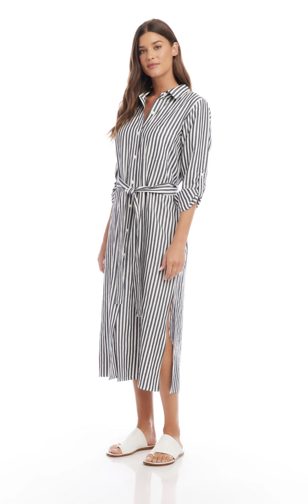 FIFTEEN TWENTY STRIPE SHIRTDRESS