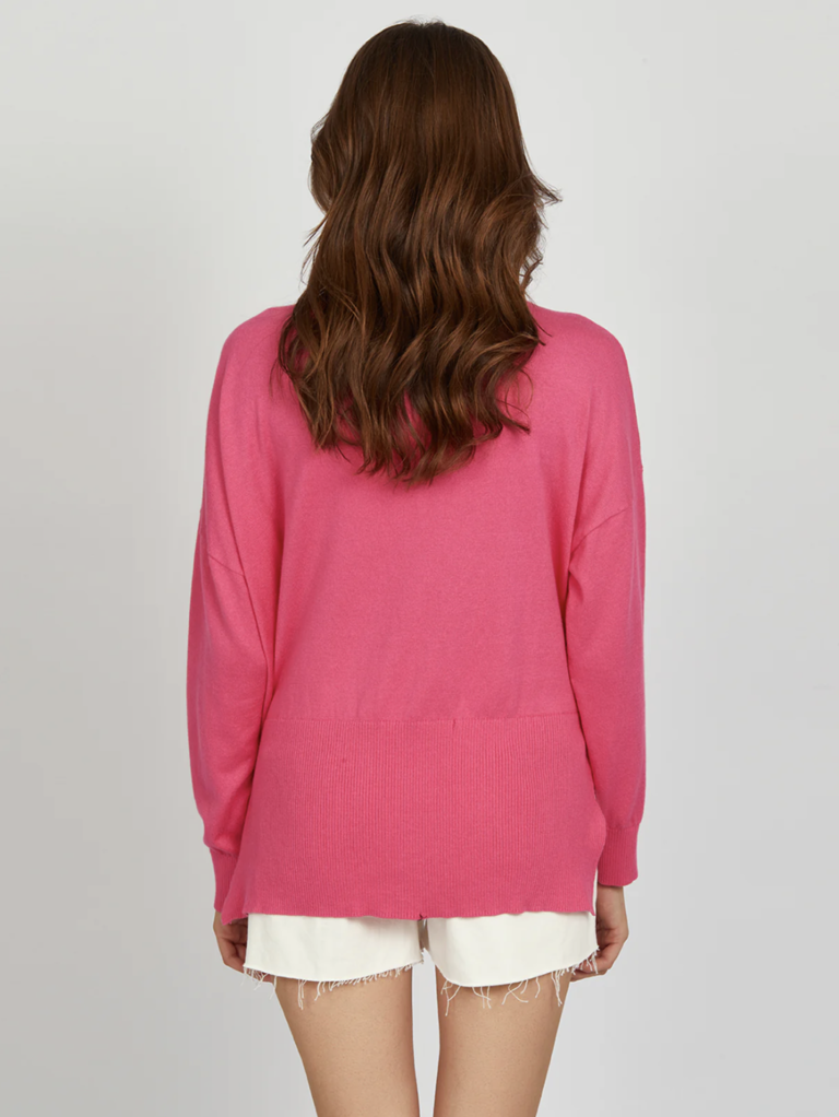 525 AMERICA NOOR OVERSIZED V-NECK PULLOVER