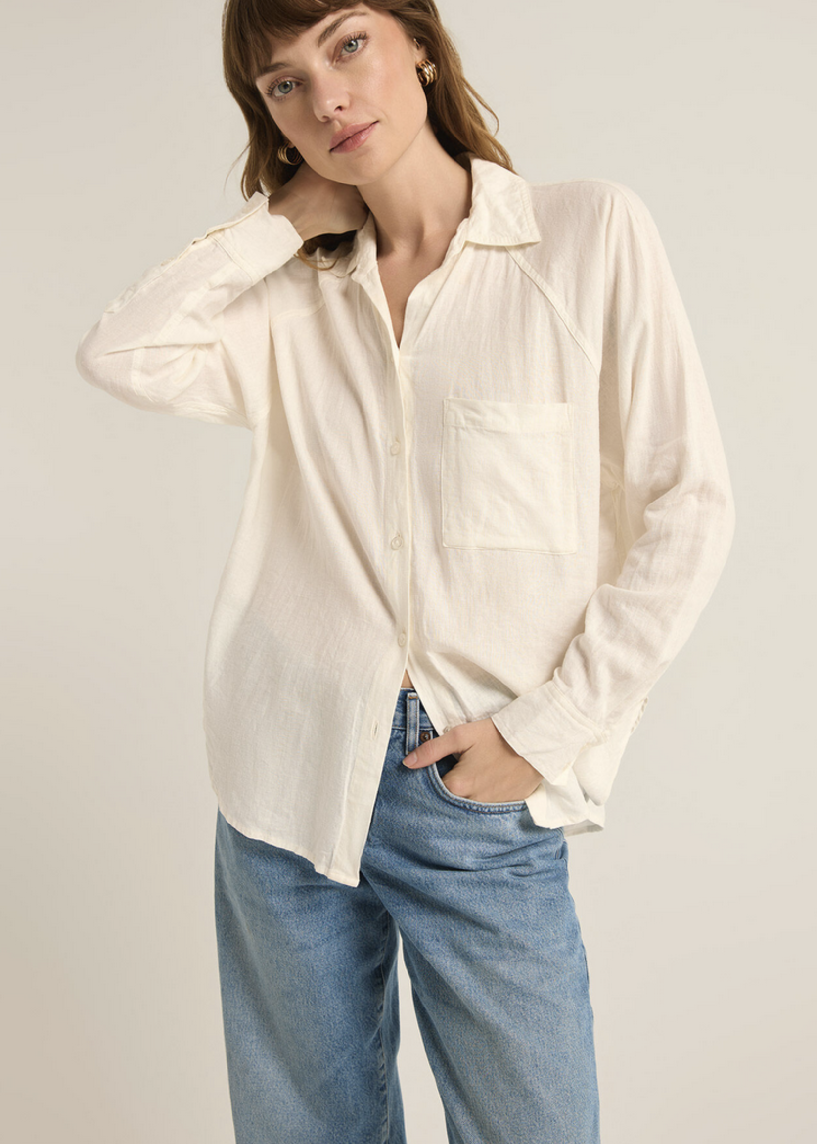 Z SUPPLY THE PERFECT LINEN TOP