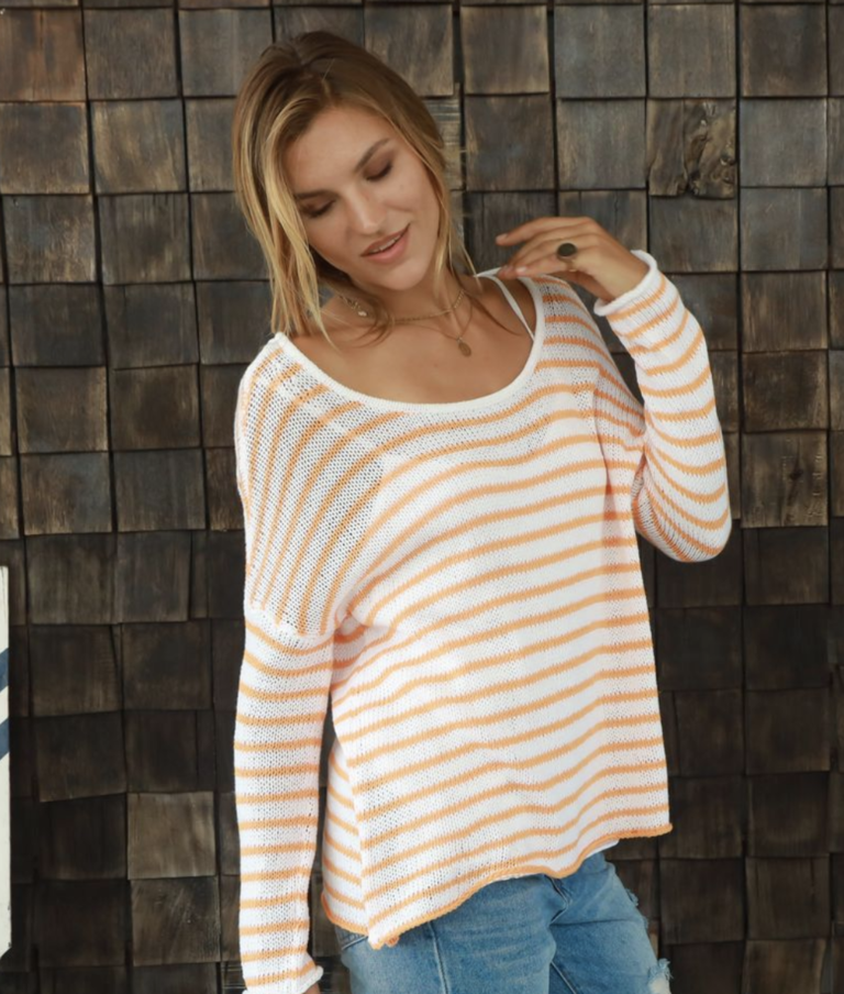 WOODEN SHIPS KELLY CREW COTTON SWEATER