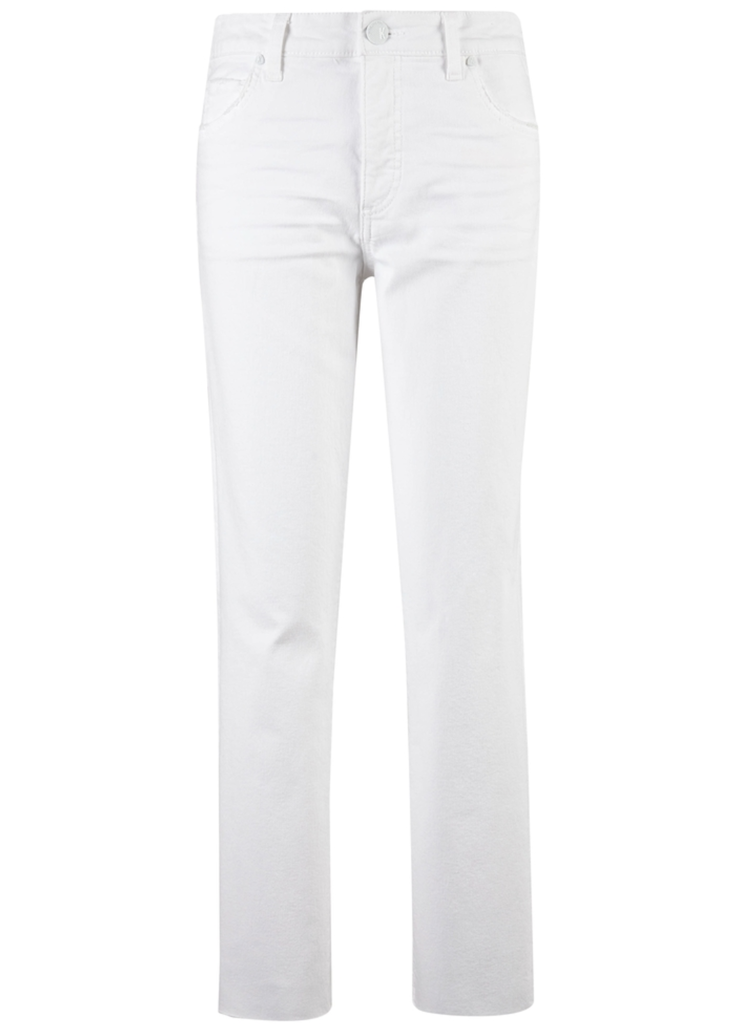 KUT REESE HIGH RISE FAB AB ANKLE STRAIGHT RAW HEM