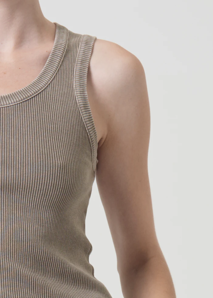 AGOLDE POPPY SCOOP NECK TANK