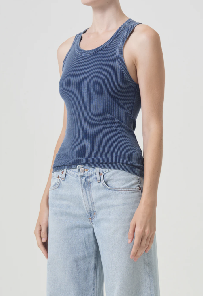 AGOLDE POPPY SCOOP NECK TANK