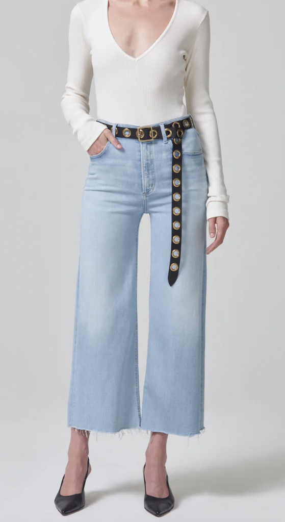 CITIZENS OF HUMANITY LYRA CROP WIDE LEG
