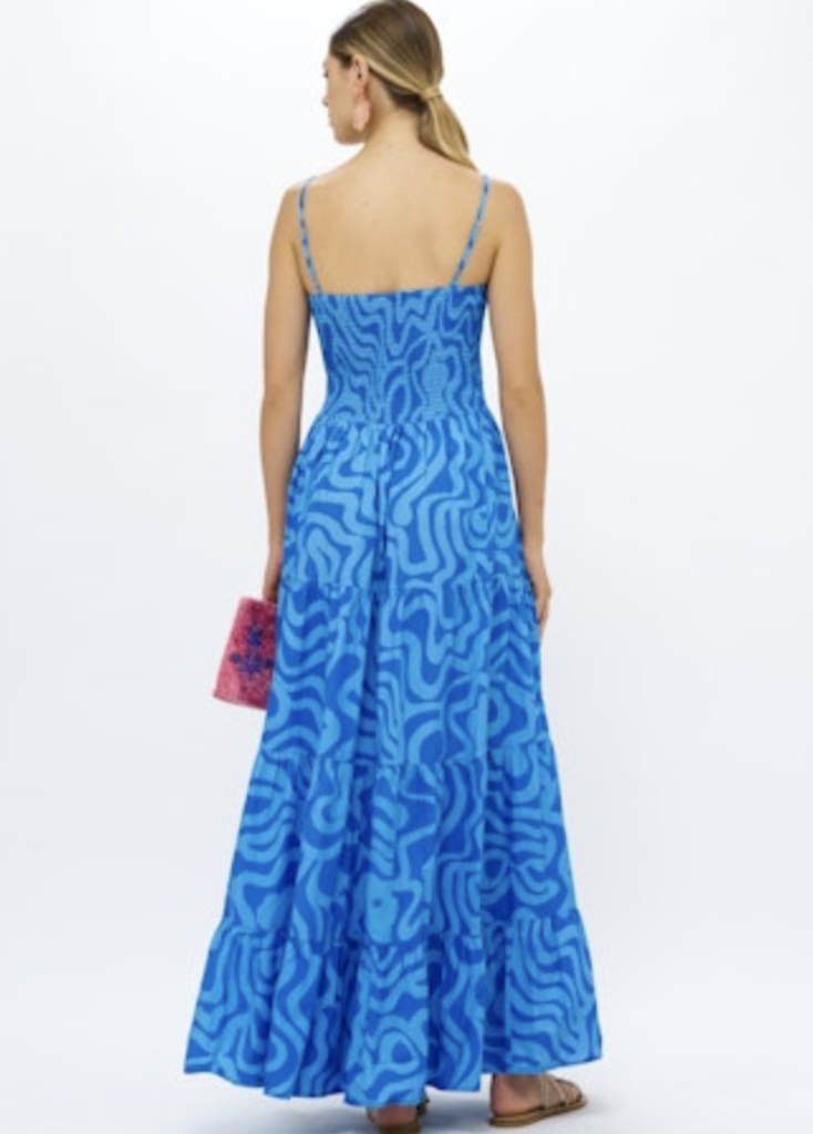 OLIPHANT SMOCKED BACK MAXI