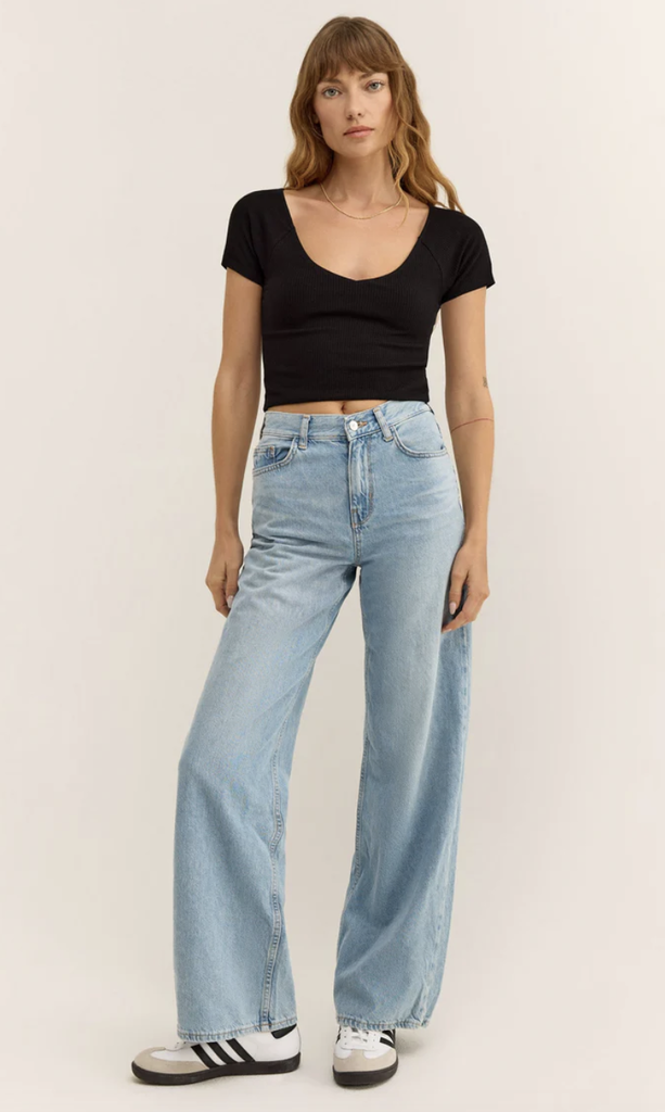 Z SUPPLY KALLEN RIB CROPPED TEE