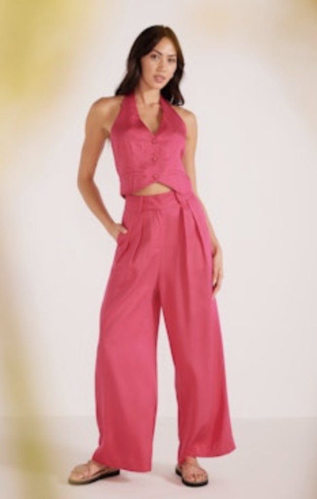MINKPINK FABELLA HALTER NECK VEST