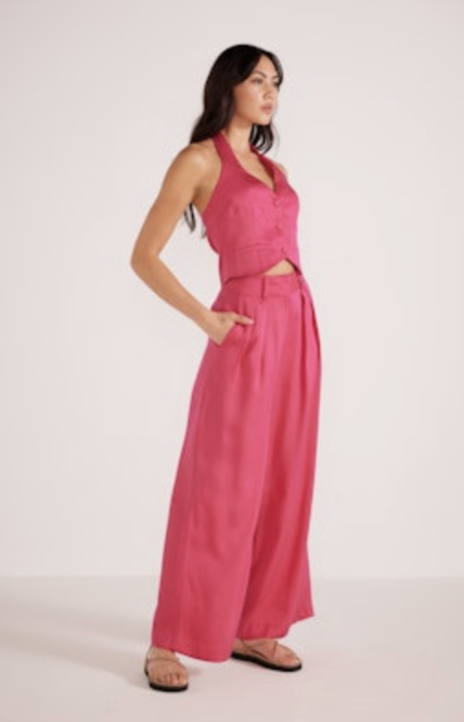 MINKPINK FABELLA HALTER NECK VEST