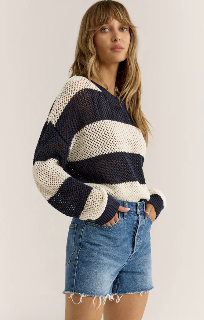 Z SUPPLY BROADBEACH STRIPE SWEATER