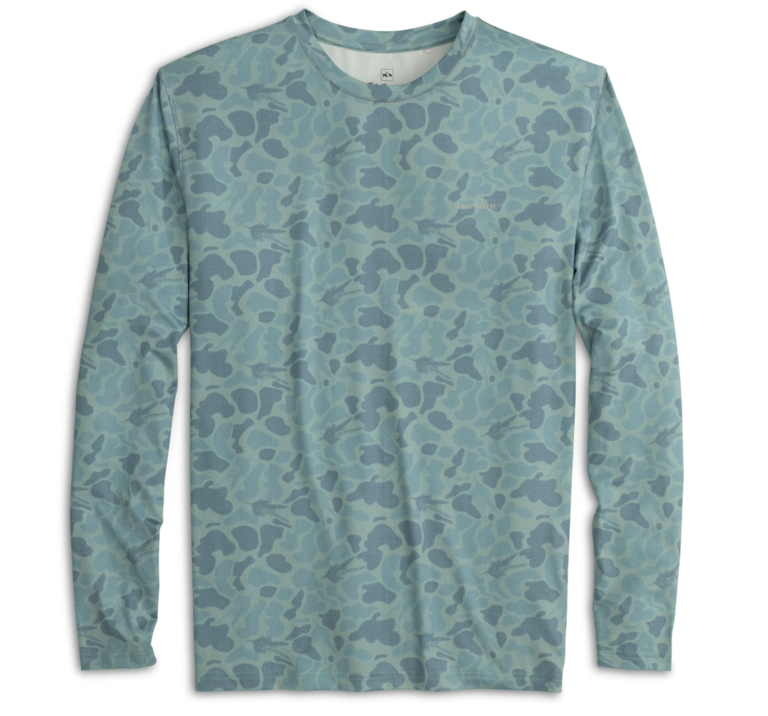 FISH HIPPIE FLY CAMO PERFORMANCE CREW