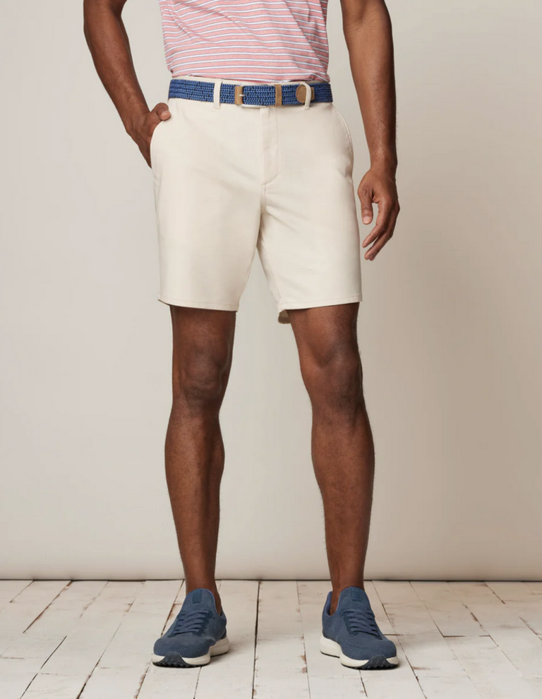 JOHNNIE-O JUPITER COTTON PERFORMANCE SHORTS