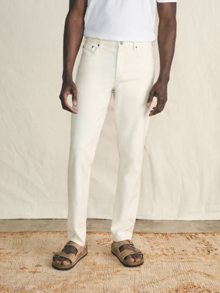 FAHERTY STRETCH TERRY 5 POCKET PANT