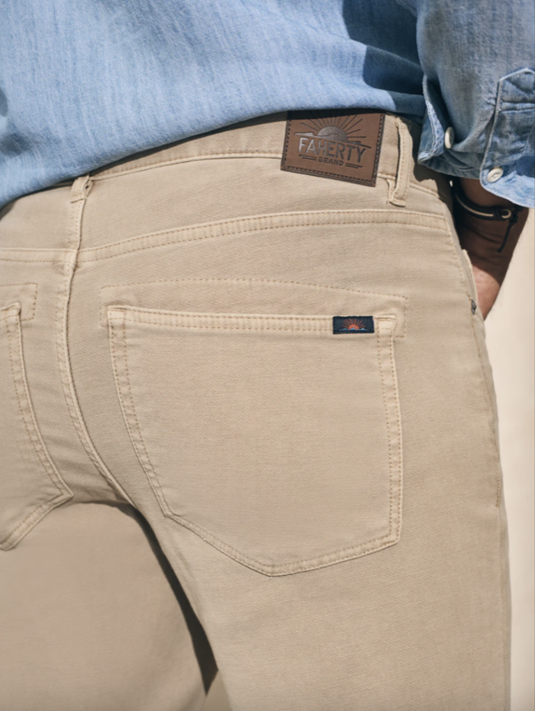 FAHERTY STRETCH TERRY 5 POCKET PANT