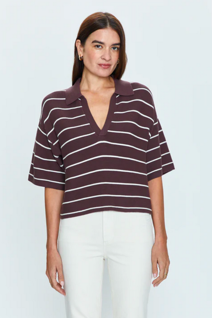 PISTOLA MARLOW S/S POLO SWEATER