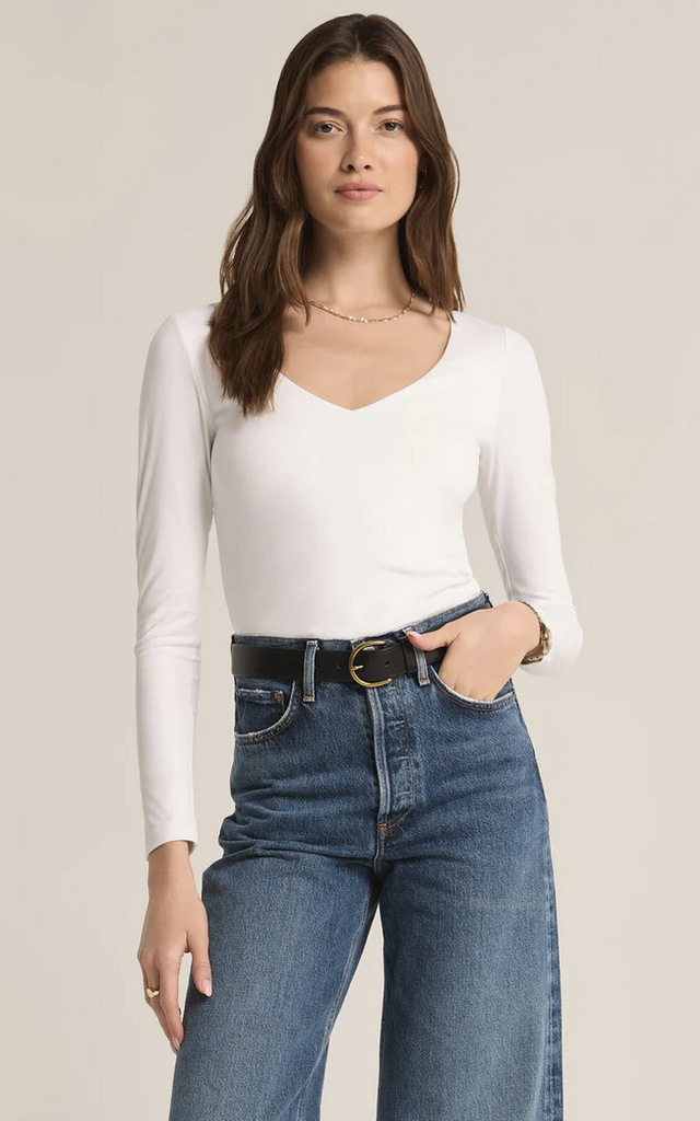 Z SUPPLY AVALA SO SMOOTH L/S TOP