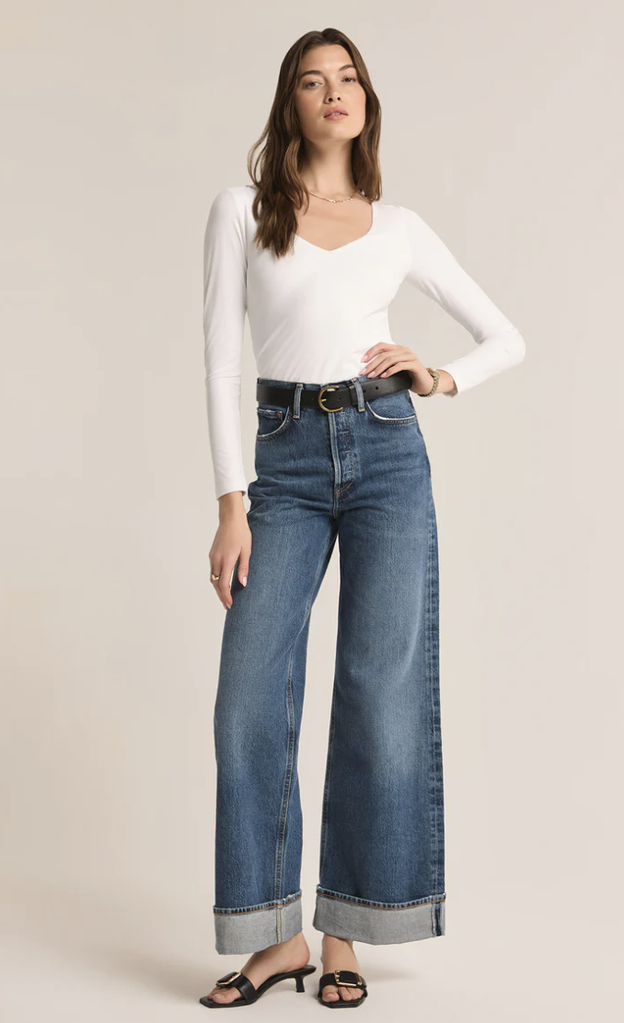 Z SUPPLY AVALA SO SMOOTH L/S TOP