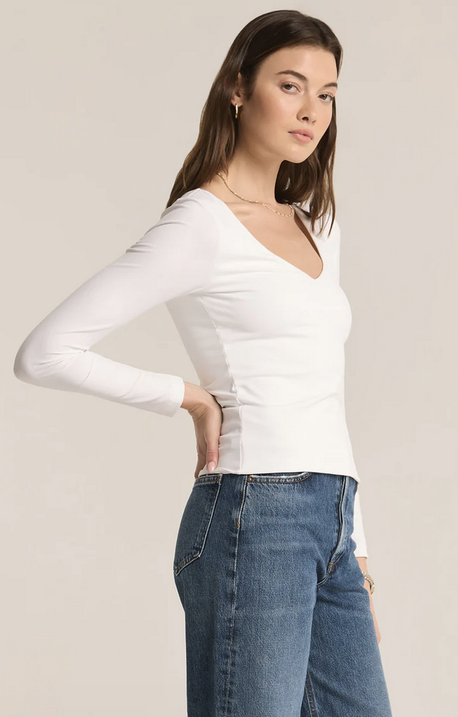 Z SUPPLY AVALA SO SMOOTH L/S TOP