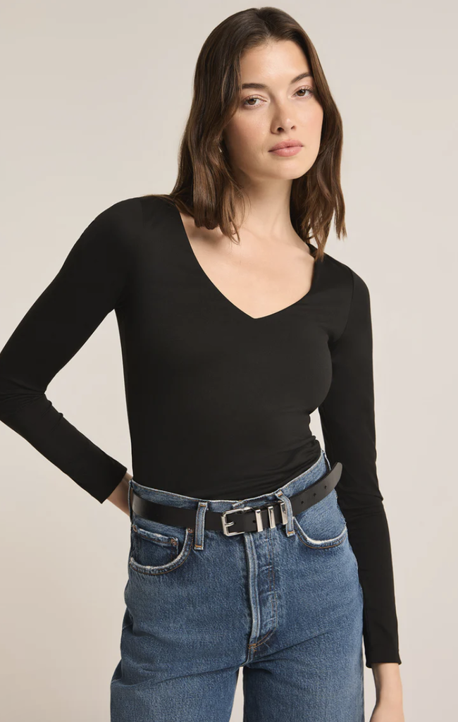 Z SUPPLY AVALA SO SMOOTH L/S TOP