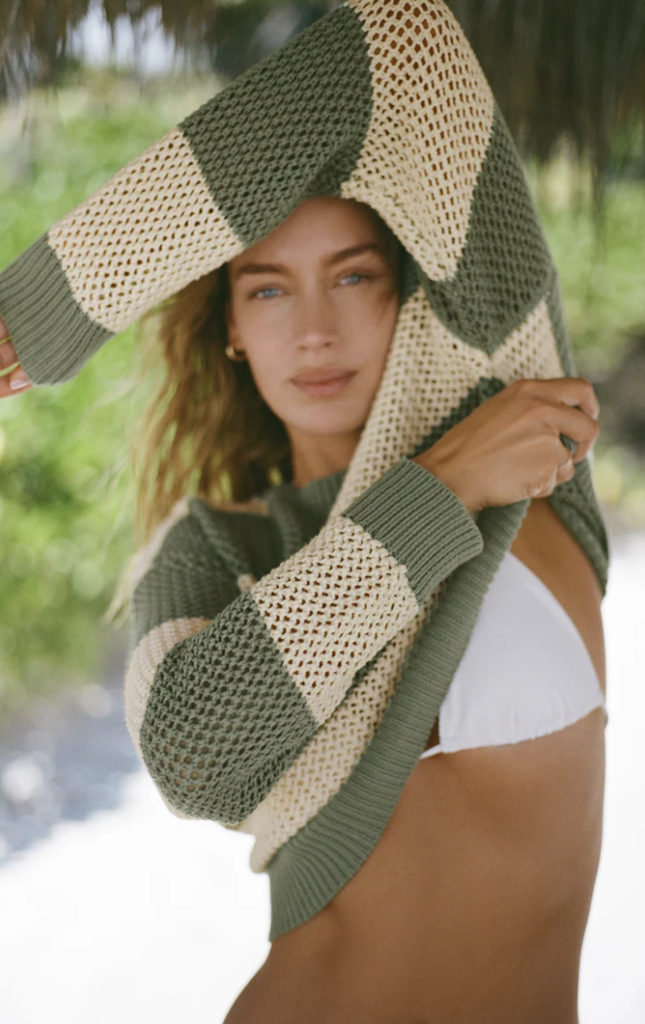Z SUPPLY BROADBEACH STRIPE SWEATER
