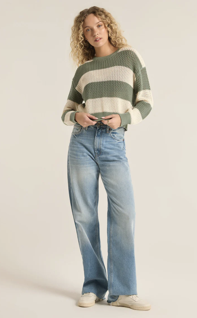 Z SUPPLY BROADBEACH STRIPE SWEATER