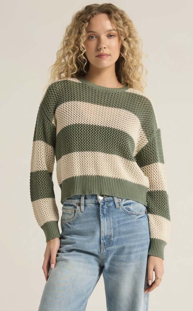 Z SUPPLY BROADBEACH STRIPE SWEATER