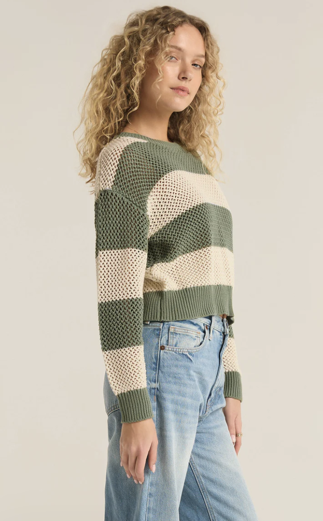 Z SUPPLY BROADBEACH STRIPE SWEATER