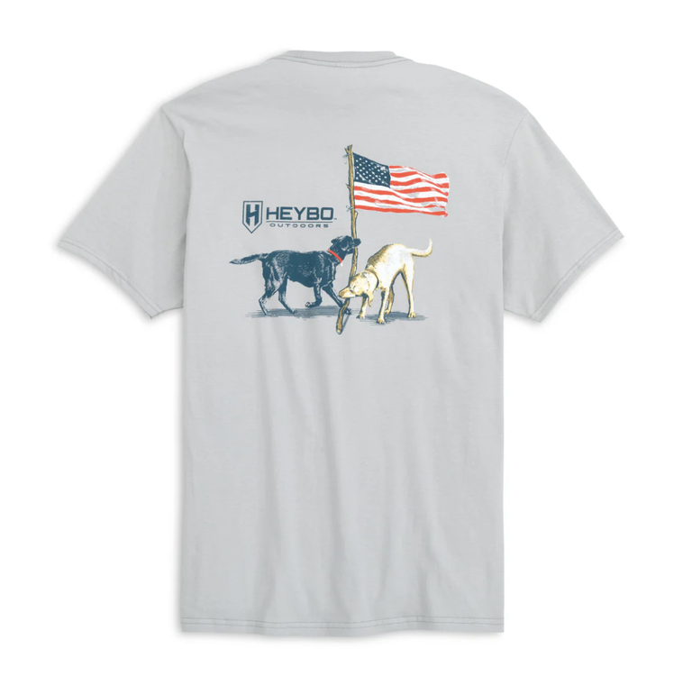 HEYBO LABS & FLAGS TEE