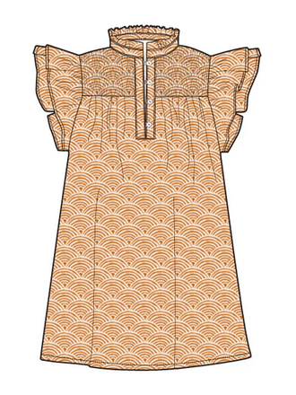 NEVER A WALLFLOWER SMOCKED SHORT DRESS