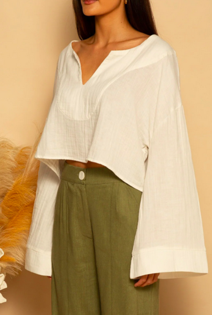SHORE RILEY BELL SLEEVE TOP