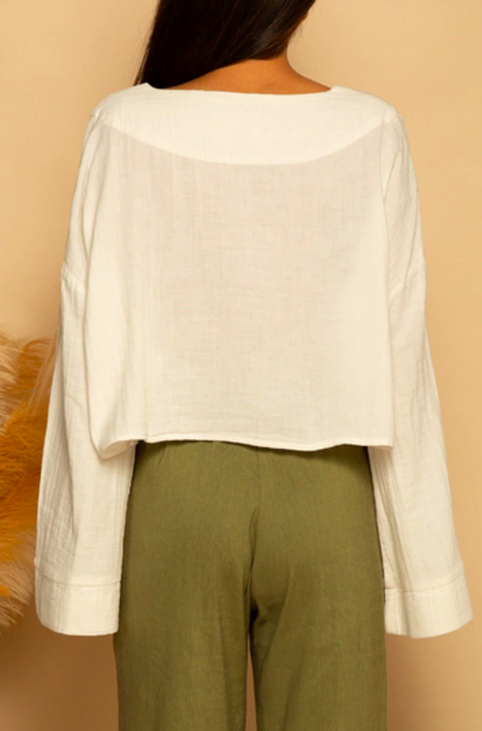 SHORE RILEY BELL SLEEVE TOP