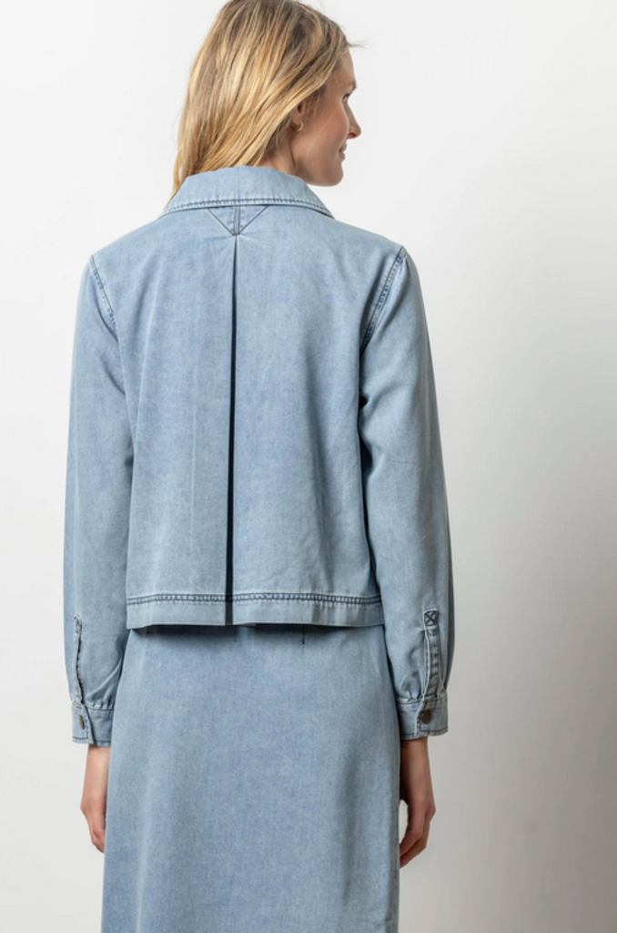 DENIM COLLARED SHIRT