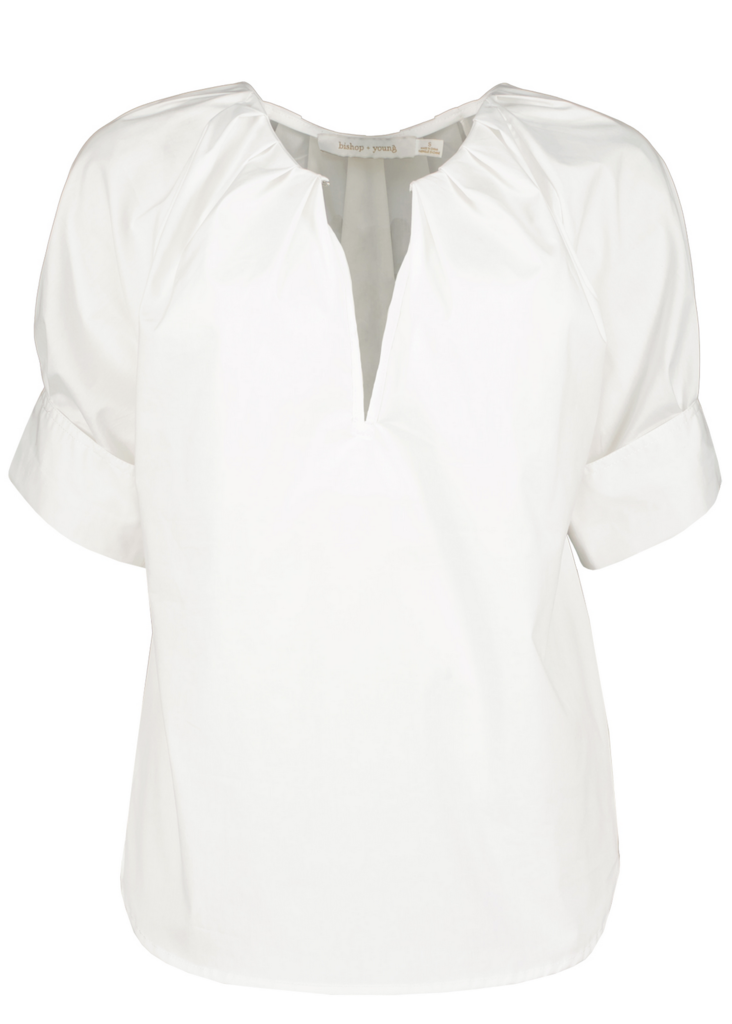 BISHOP+YOUNG CLAIRE POPLIN TOP