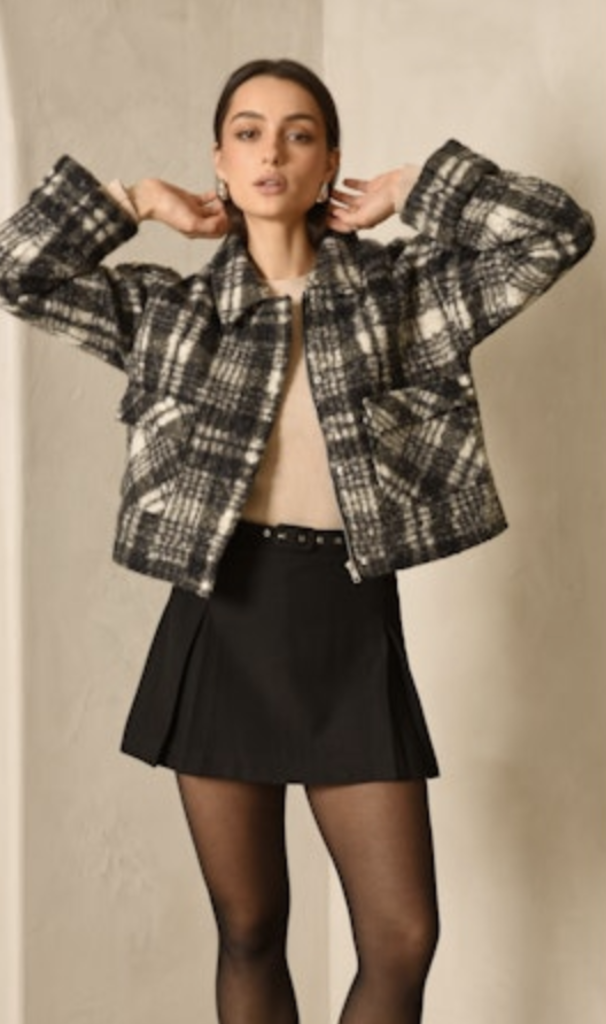 NATE ZIP FRONT COZY JACKET