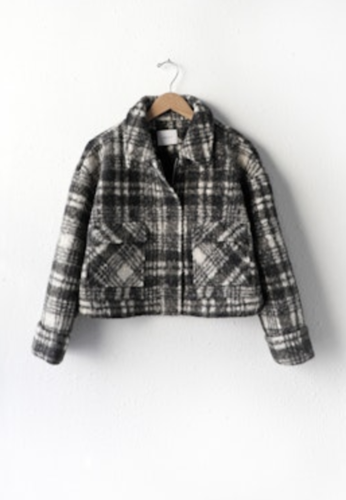 NATE ZIP FRONT COZY JACKET