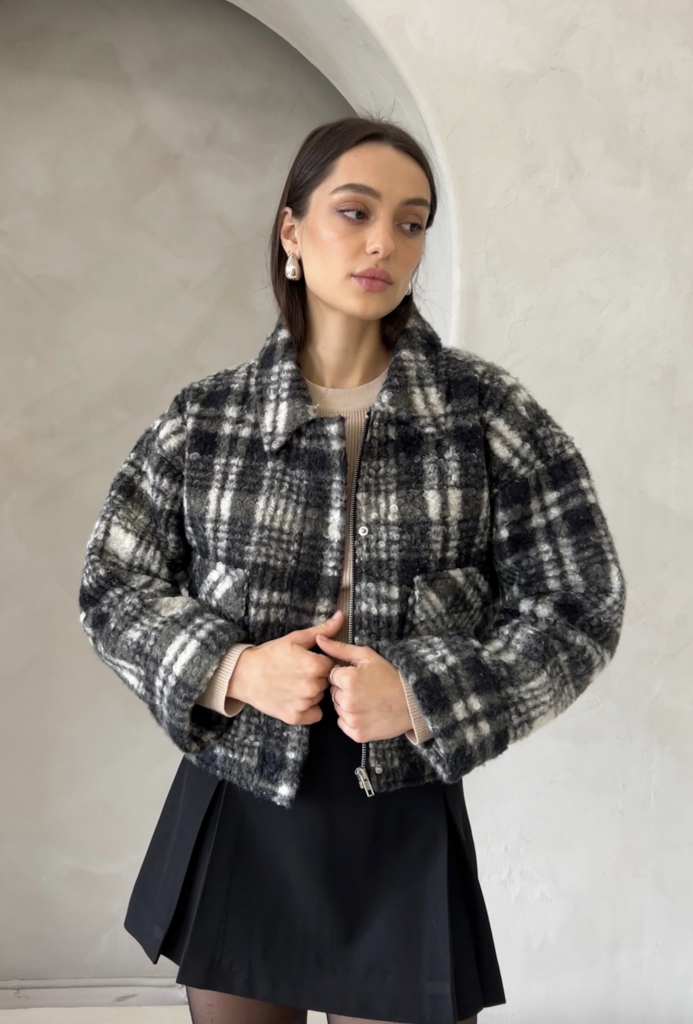 NATE ZIP FRONT COZY JACKET
